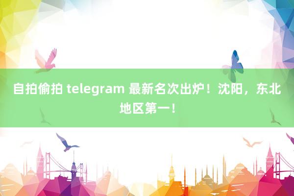 自拍偷拍 telegram 最新名次出炉！沈阳，东北地区第一！