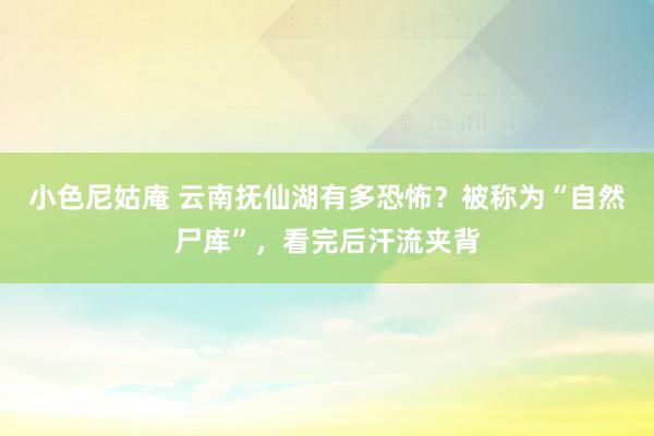 小色尼姑庵 云南抚仙湖有多恐怖？被称为“自然尸库”，看完后汗流夹背