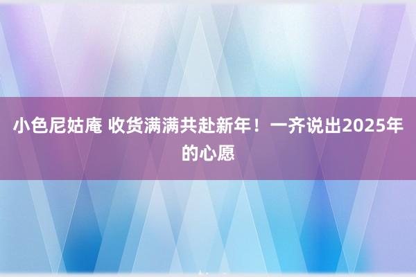 小色尼姑庵 收货满满共赴新年！一齐说出2025年的心愿