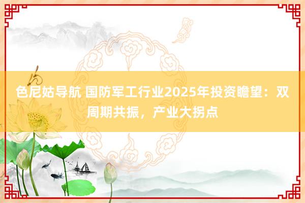 色尼姑导航 国防军工行业2025年投资瞻望：双周期共振，产业大拐点